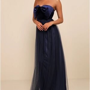 NWT navy formal dress
